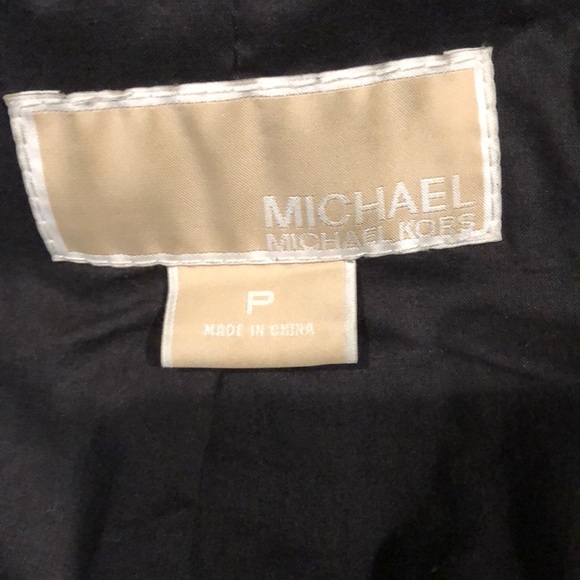 MICHAEL Michael Kors Black Leather Jacket P (Real Leather!!!) - Picture 7 of 8